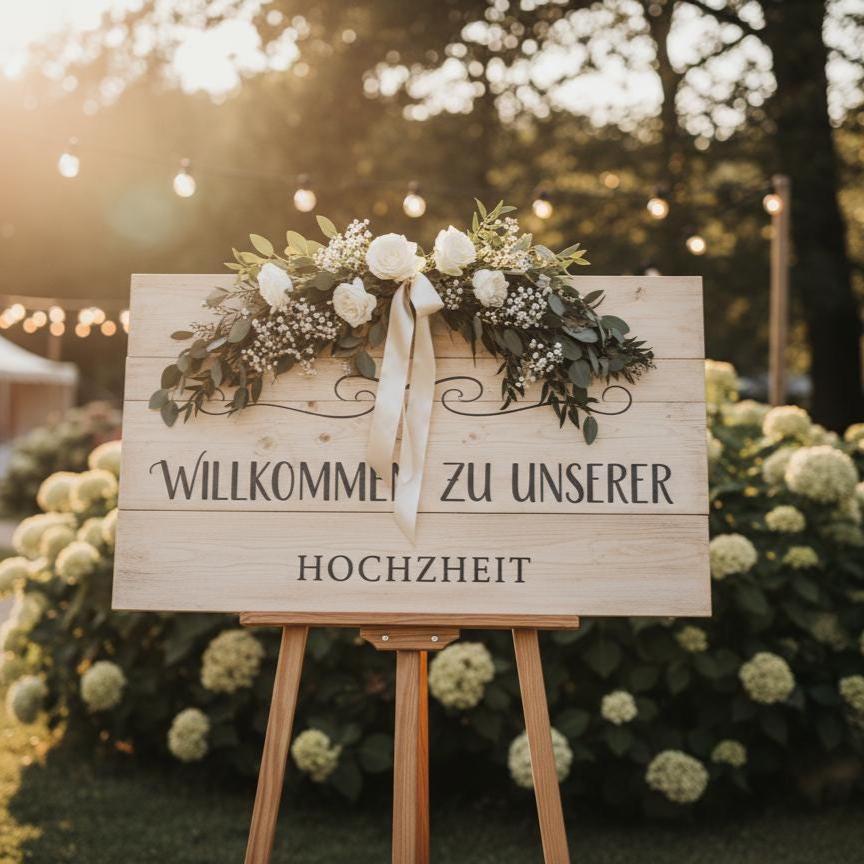 Personalisierbarer Sticker | Schriftzüge | für Hochzeiten, Events, Geburtstage | Aufkleber | Vinyl | Individueller Schriftzug | Deko