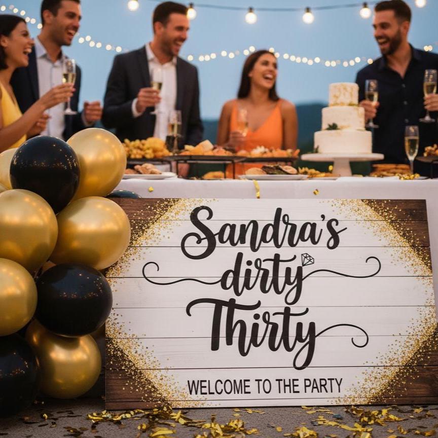Personalisierbare Schablone | Schriftzüge | für Hochzeiten, Events, Geburtstage | Aufkleber | Vinyl | Individueller Schriftzug | Deko