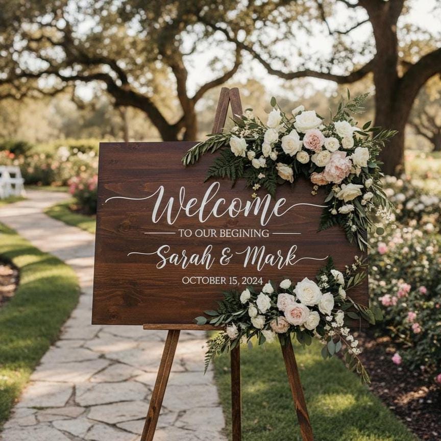 Personalisierbare Schablone | Schriftzüge | für Hochzeiten, Events, Geburtstage | Aufkleber | Vinyl | Individueller Schriftzug | Deko