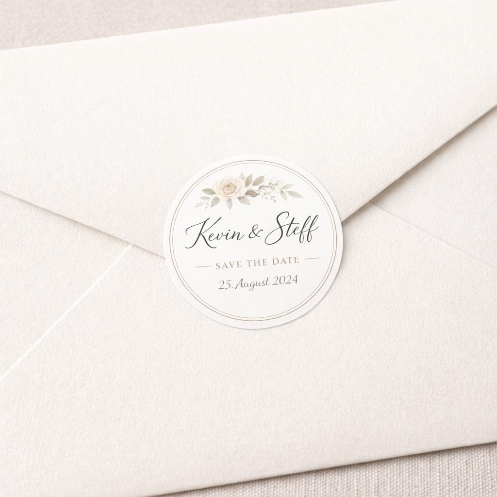 Personalisierbarer Sticker | Schriftzüge | für Hochzeiten, Events, Geburtstage | Aufkleber  | Individueller Schriftzug | Deko