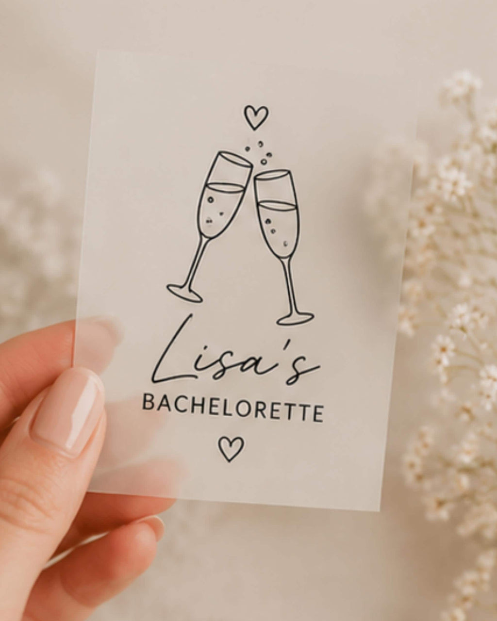 Personalisierbares Abziehtattoo | Klebetattoo | Temporary Tattoo | Party Tattoo | Gastgeschenk | Gastgeschenk | Fake-Tattoo