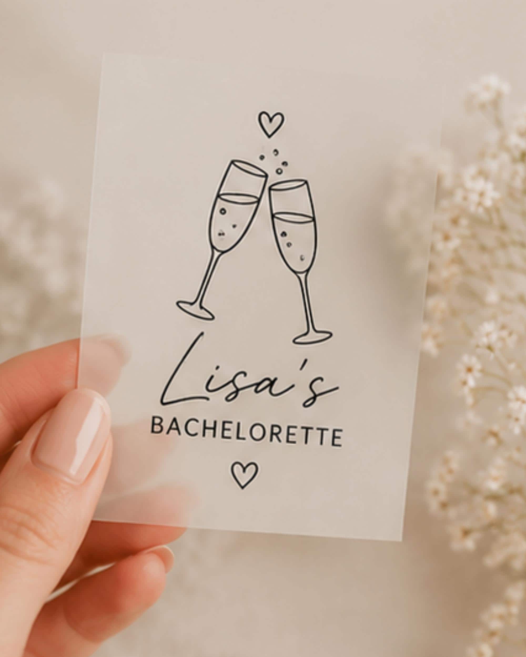 Personalisierbares Abziehtattoo | Klebetattoo | Temporary Tattoo | Party Tattoo | Gastgeschenk | Gastgeschenk | Fake-Tattoo