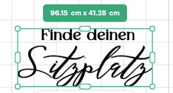 Personalisierter Schriftzug für Michelle