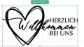 Sticker für Willkommenschild (personalisiert)